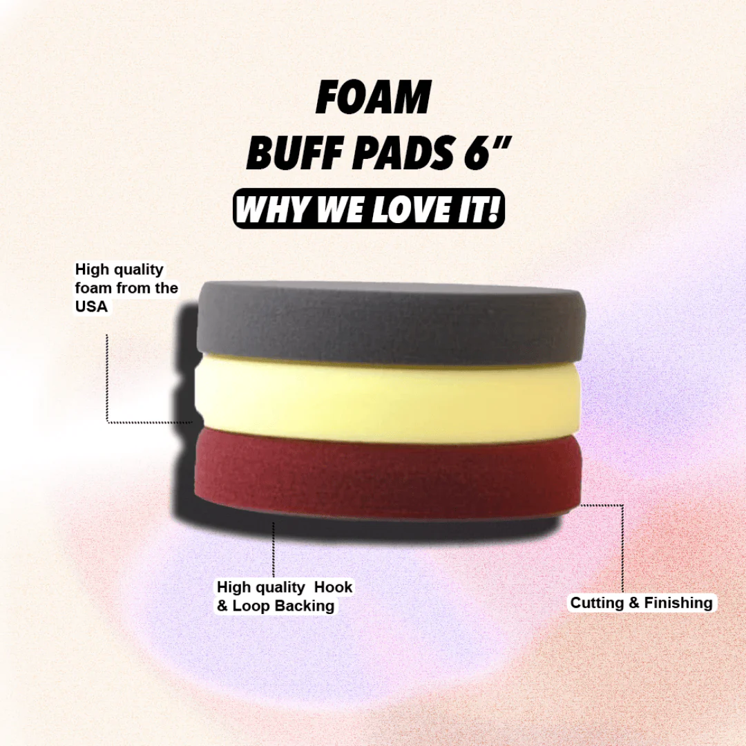 Foam Buff Pads (6") 150mm | Buffing Pads - Image 4