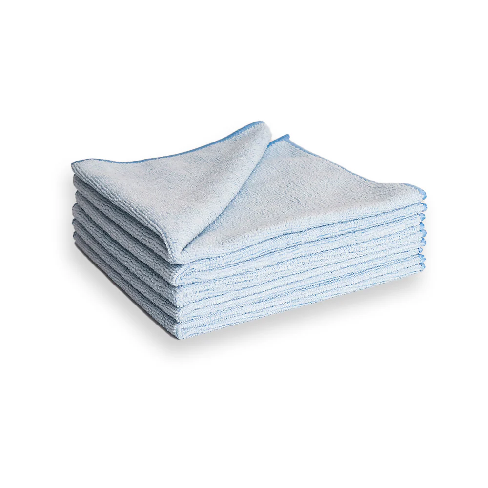 Premium 330gsm Knitted Microfibre Cloths | Commercial Grade | 40x40cm - Image 3